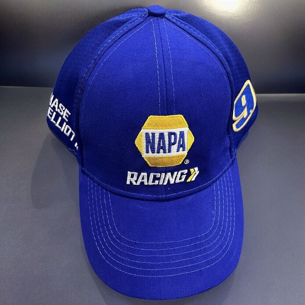 Vintage Napa Racing  9 Chase Elliott‎ Blue Mesh Adjustable Cap Hat  New